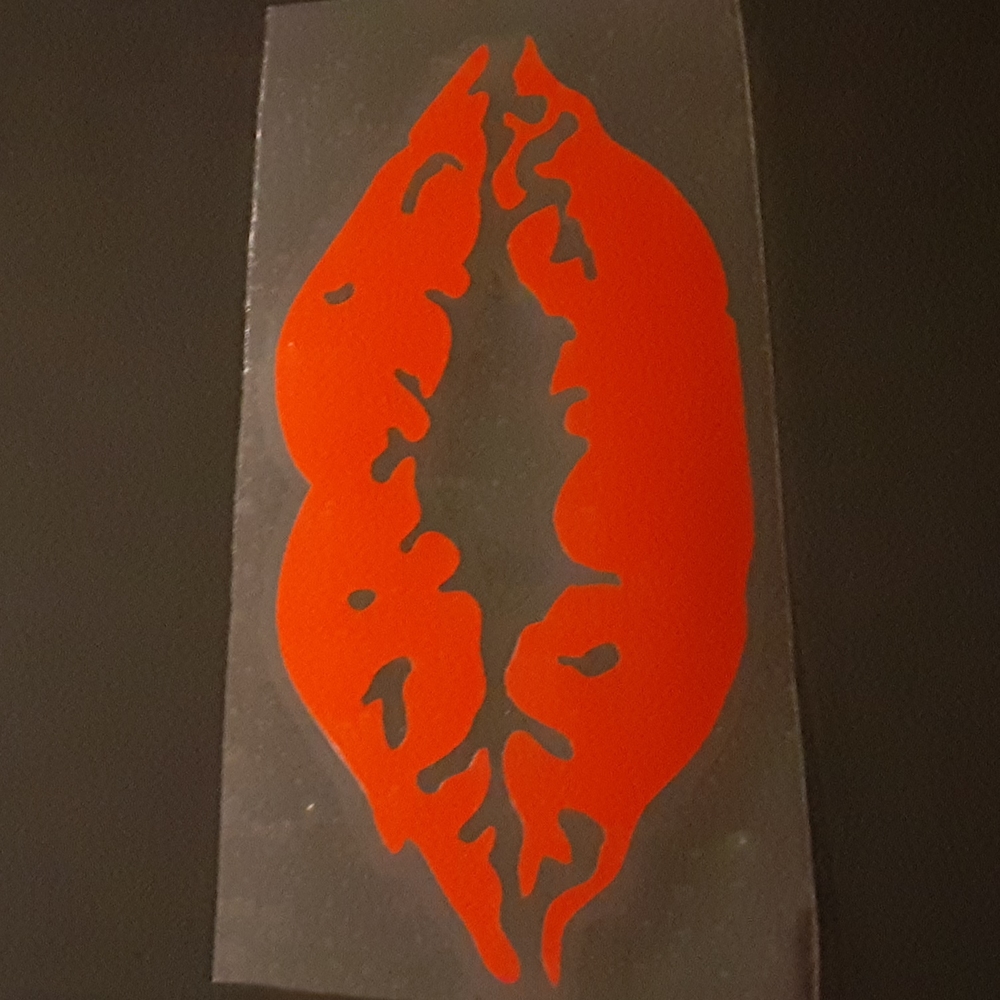 Reflective vinyl decal